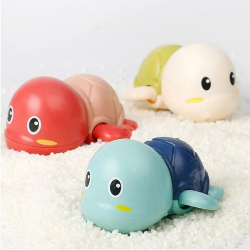 Swimming Turtle Bath Toy Wind Up Water Floating Turtle For New Born Baby Bathtub Water Toys,Multicolor