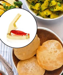 Plastic Puri Press Maker with Handle for Kitchen