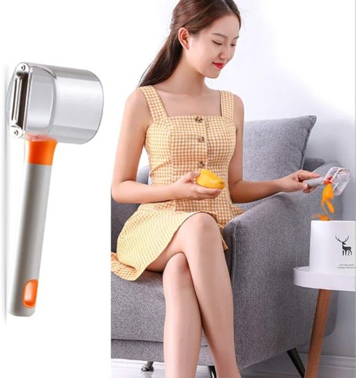 Peeler With Peel Storage Box, Apple Slicer Corer Cutter, stainless steel Cabbage Shredders