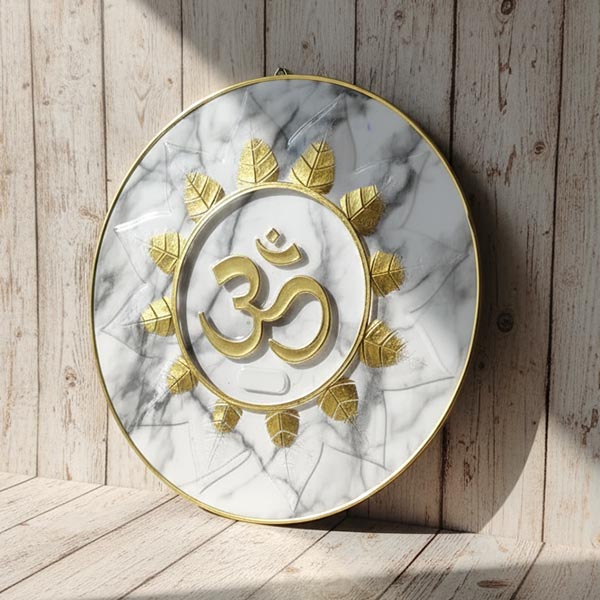 Resin Art Wall Decore Om Design