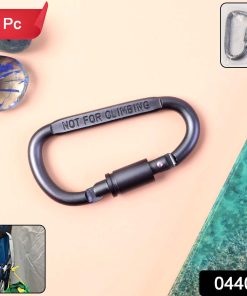 Premium Heavy-Duty Metal Carabiner Hook with Screw Lock…