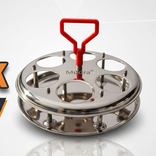 Glass Stand S.S. Plastic Handle - X006