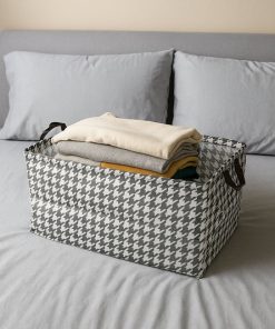 Foldable Fabric Storage Box with Handles (47 ×…