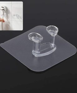Transparent Self-Adhesive Wall Hook Waterproof & Oil-…