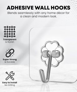 Multipurpose Strong Small Stainless Steel Adhesive Wall H…