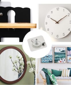 Adhesive Screw Wall Hook for Home & Office…