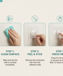 Transparent Adhesive Male Hook Used For Hanging Various…