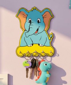 Printed Keystand Elephant Shape with 5hooks