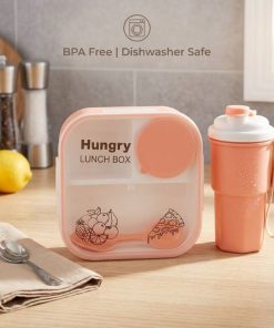 Lunch Box HUNGRY With Bottle