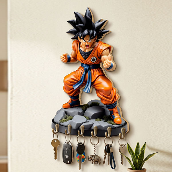 Anime Land Goku Key Stand | Dragon Ball Z Key Holder | Goku Action Figures Key Holder size : 6*8inch