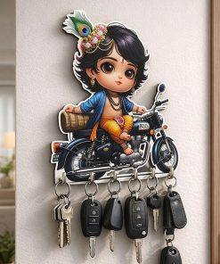 Krishna With Riding Bike 8x6 inch
