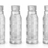 Bottle Transparent Square Design 3pcs Set