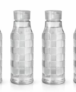 Bottle Transparent Square Design 3pcs Set