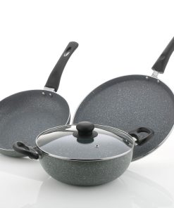 Cookware Set Gray Marble Cotead 4pcs Gift Set(INDUCTION BASE)