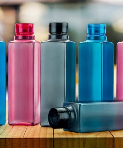 Bottle Square With Plastic Cap(Polipack)