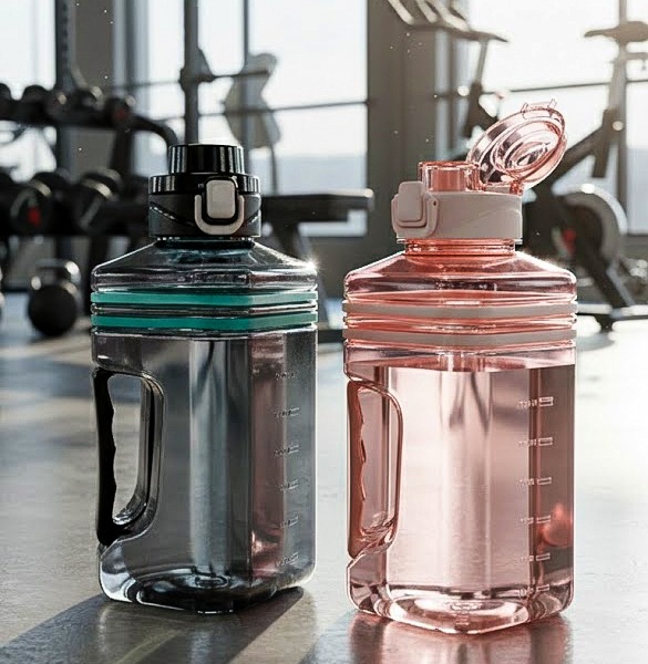 Bottle Motivational Gym Gallon Square 2000ml