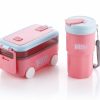 Lunch Box Kitty Bus With Bottle Polypack