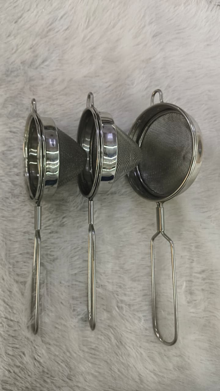 Tea Strainer S.S. Conical Single Jari NO-2(62gm-76diagram)