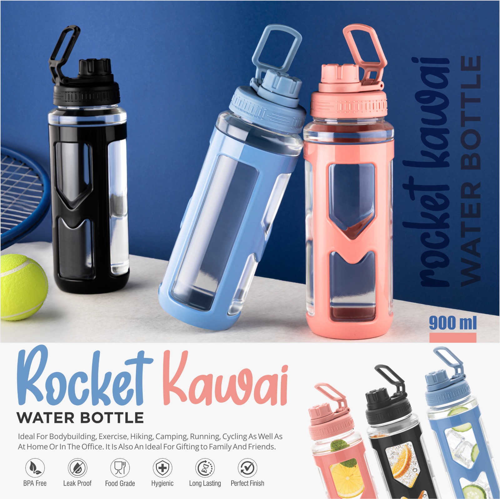 Bottle Rocket Kawai 900ml (Polypack)