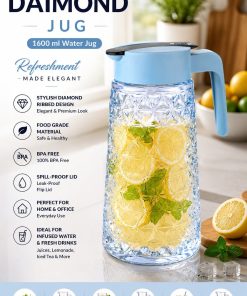 Jug Diamond 1600ml (Polypack)