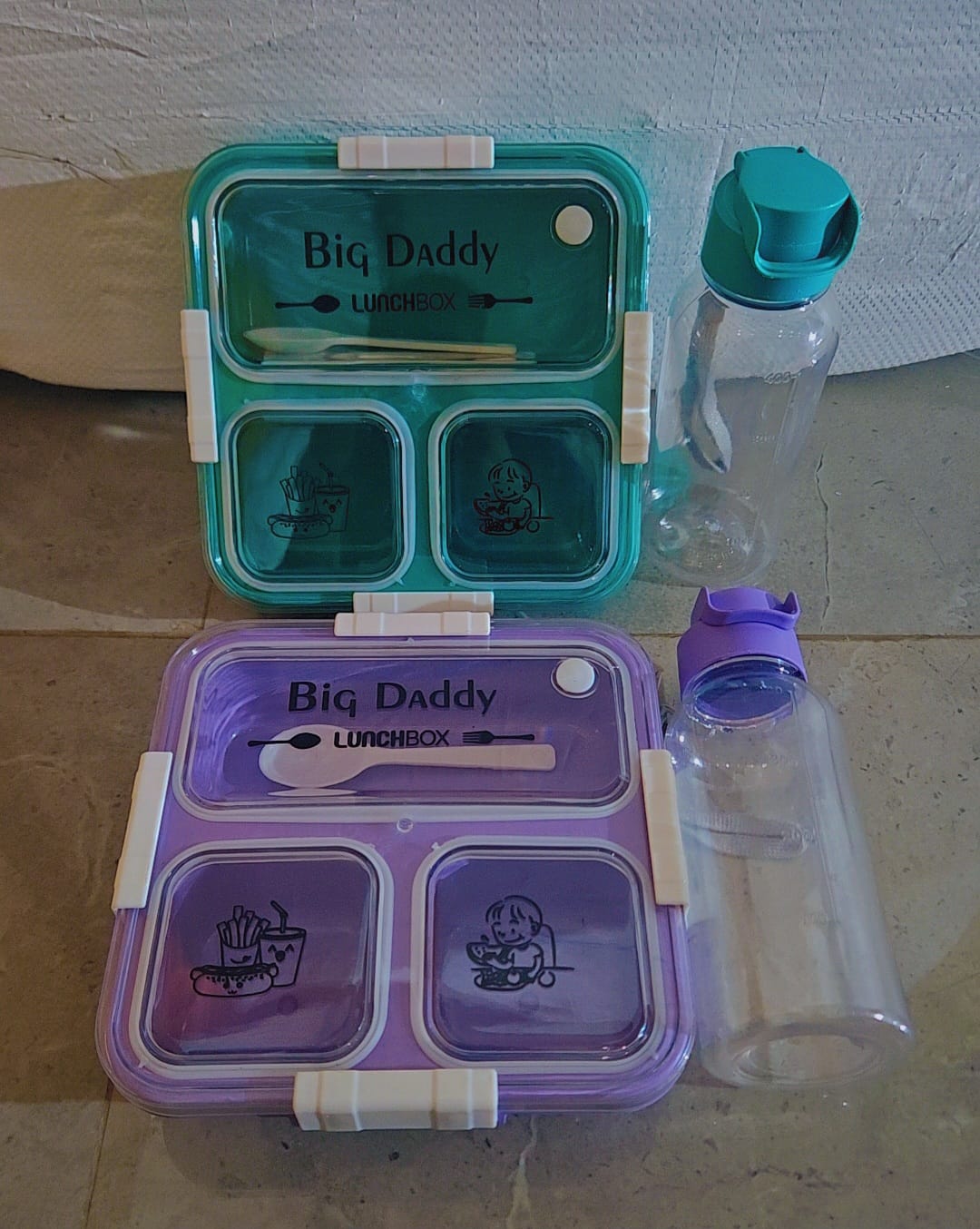 Lunch Box Big Daddy With Bottle Combo
