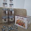 Container Silver Line 16pcs Set With Spoon (250ml/350ml/650ml/1200ml) (4pcs Each)