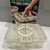 Container 4 Compartment Fridge Storage 3300ml