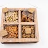 Dry Fruit Box Wooden 4 Section