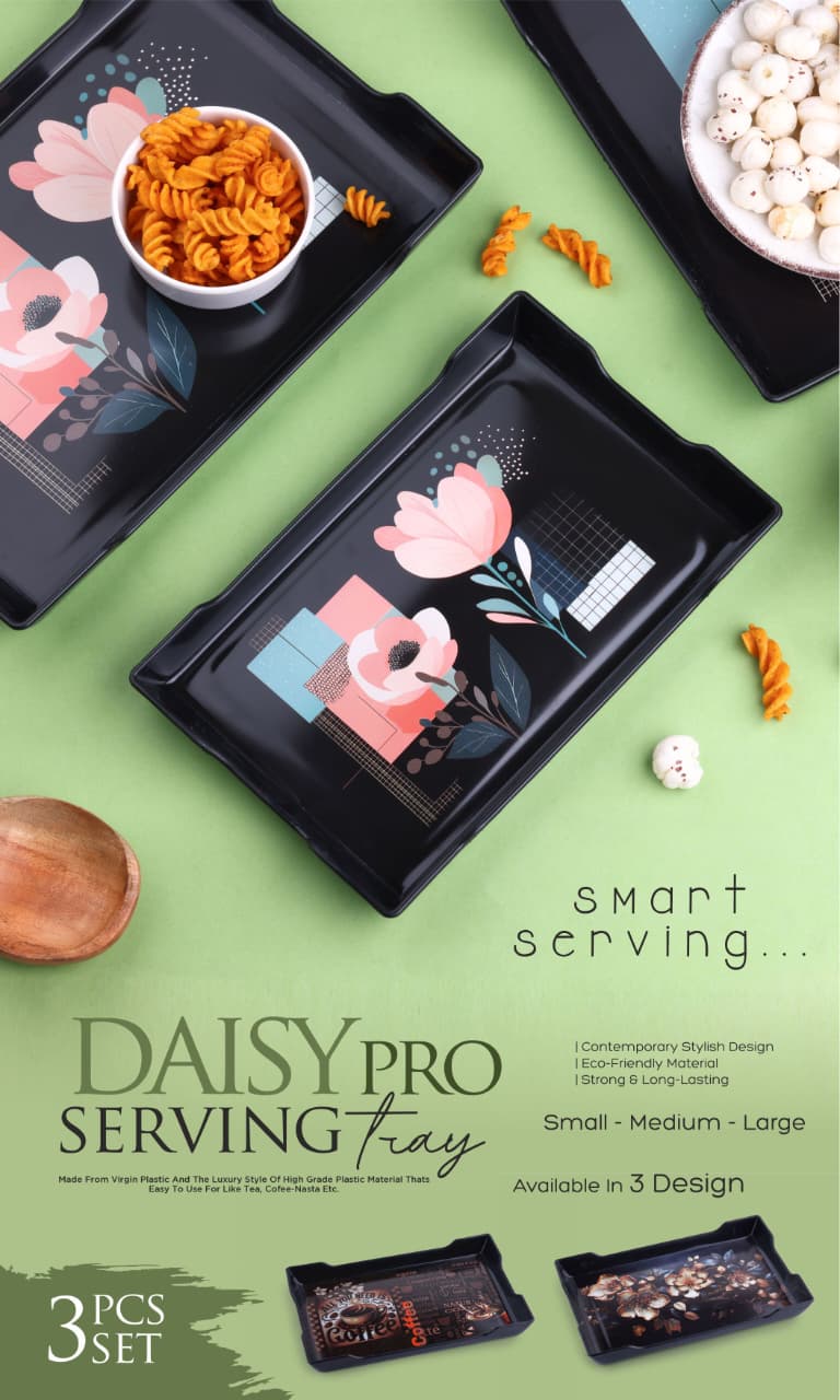 Tray DAISY (3pcs Set)