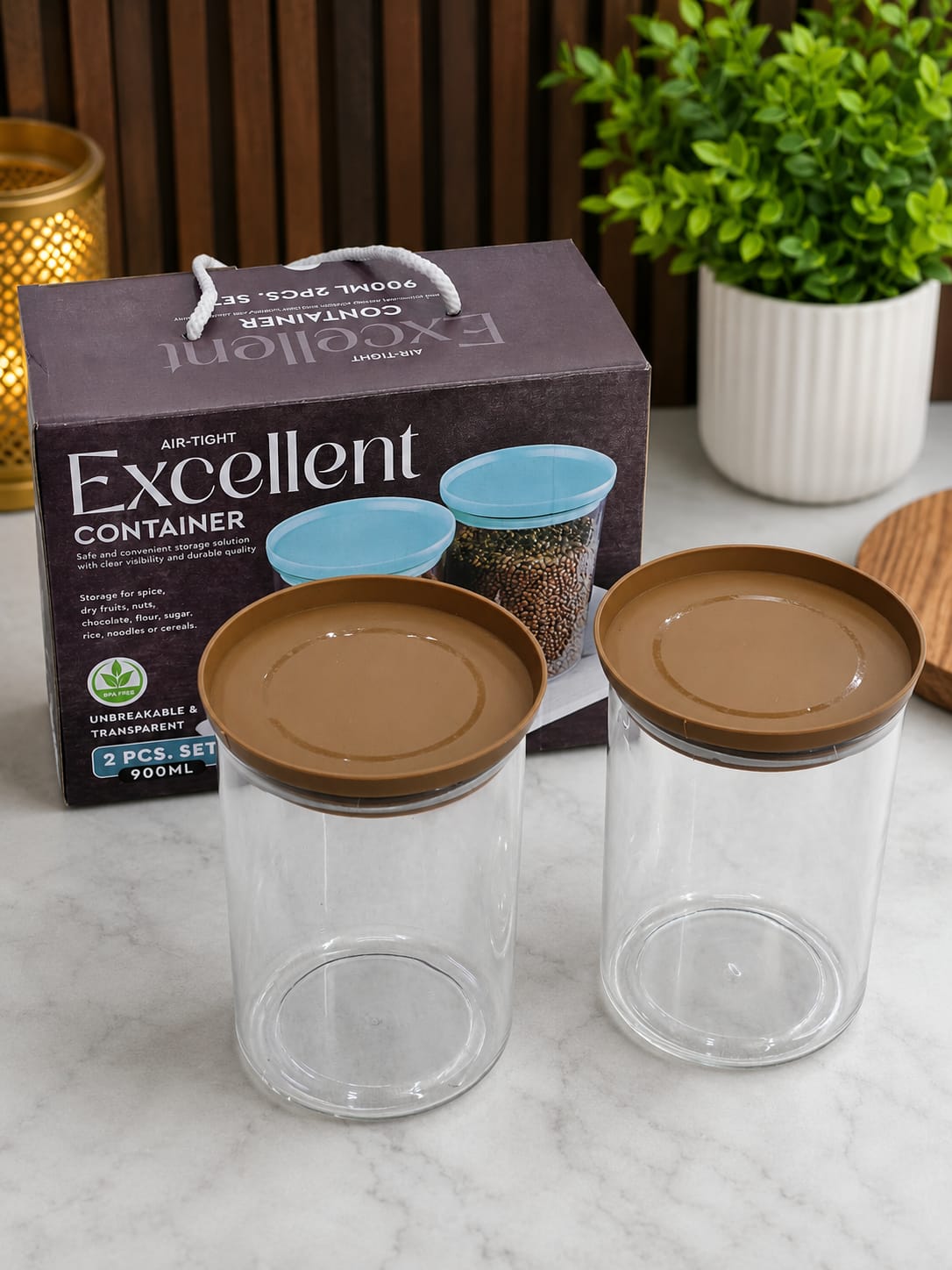 Container Excellent 2pcs Set (900ml)
