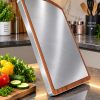 Chopping Board Wooden With SS