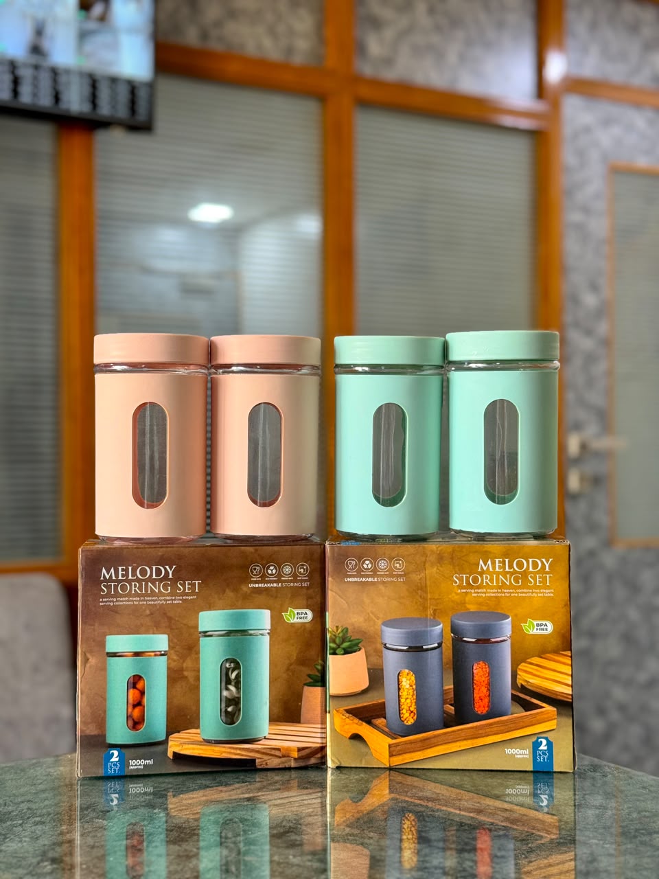 Container Melody 2pcs Set 1000ml