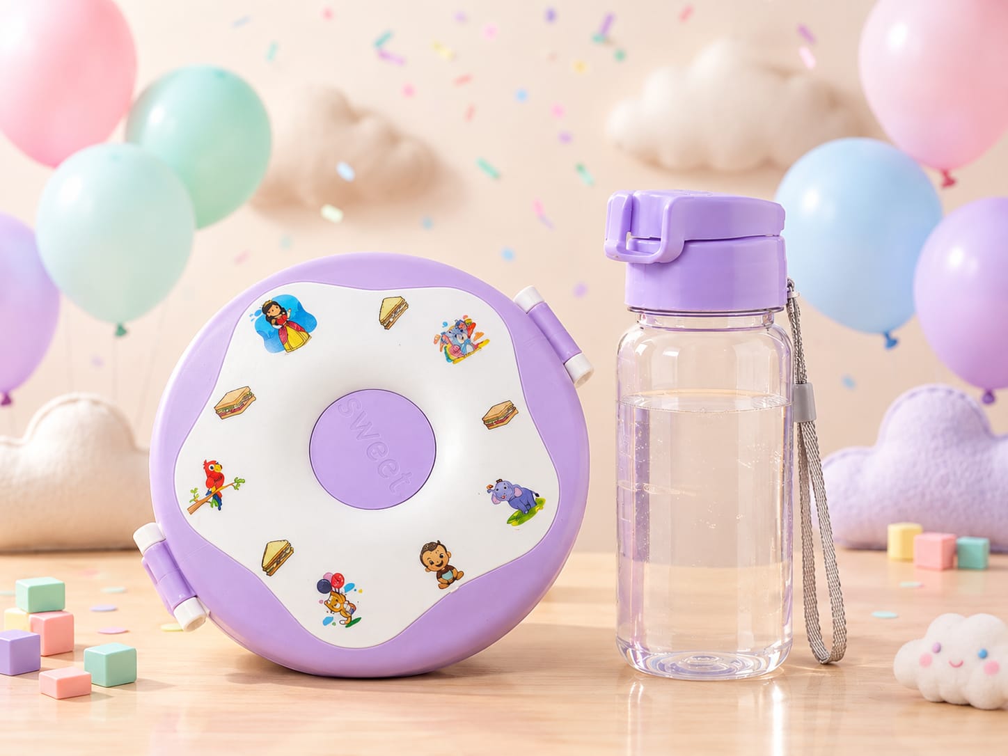 Lunch Box Donuts With Bottle Combo