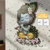 Krishna Wooden Printed Key Holder | 5 Hooks