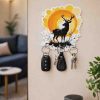 Dear Shape Key Holder Rack with 5 Hooks