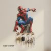 Spiderman Printed Wooden Key Holder