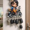 Krishna With Riding Bike